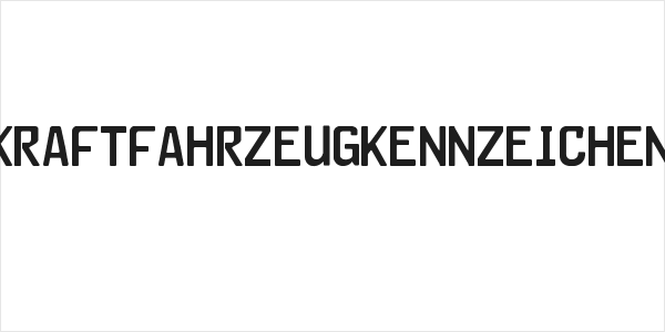 Kraftfahrzeugkennzeichen Logo