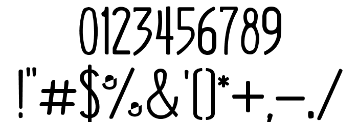 Kraftstoff Font OTHER CHARS