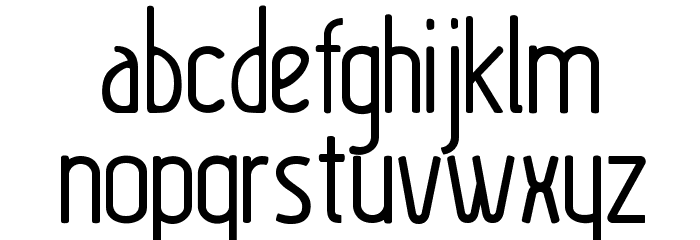 Kraftstoff Font LOWERCASE