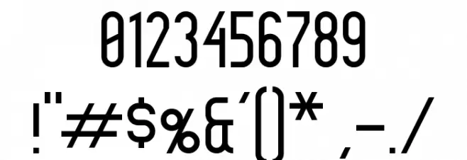 Kraftwagen-Grotesk NBP Font OTHER CHARS