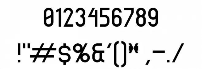 Kraftwagen-Grotesk SmallCaps NBP Font OTHER CHARS