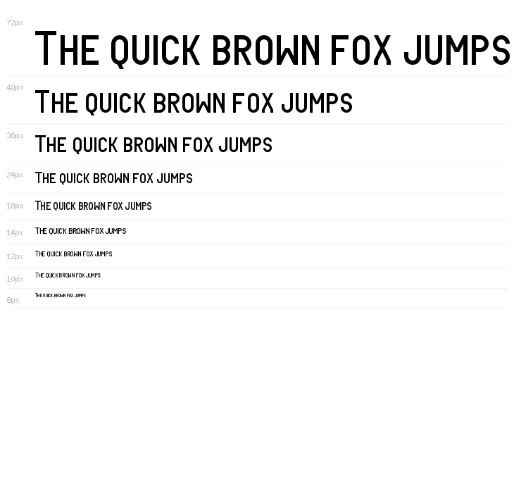 Kraftwagen-Grotesk SmallCaps NBP Waterfall