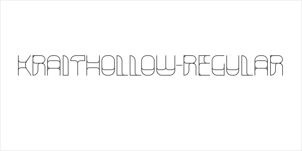KraitHollow-Regular Logo