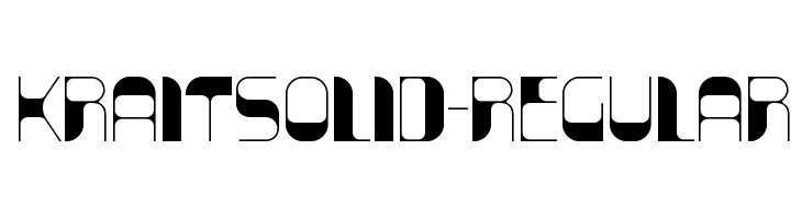 KraitSolid-Regular  Frei Schriftart Herunterladen