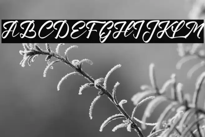 Krakatau Mountain Font examples