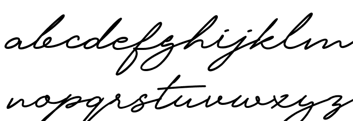 Krakatau Font LOWERCASE