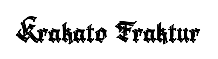 Krakato Fraktur  Free Fonts Download