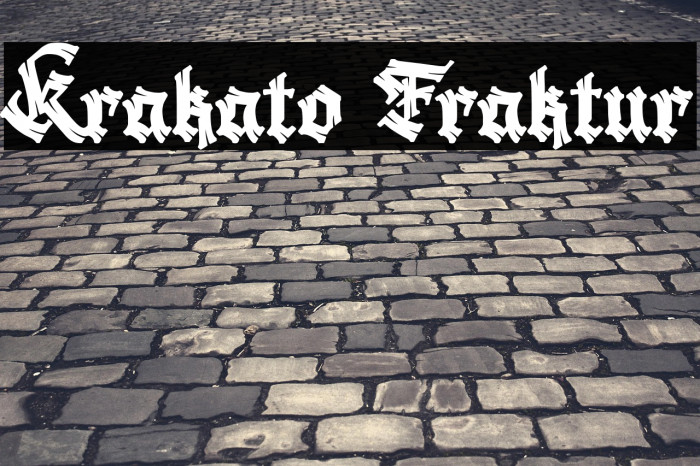 Krakato Fraktur Example 3