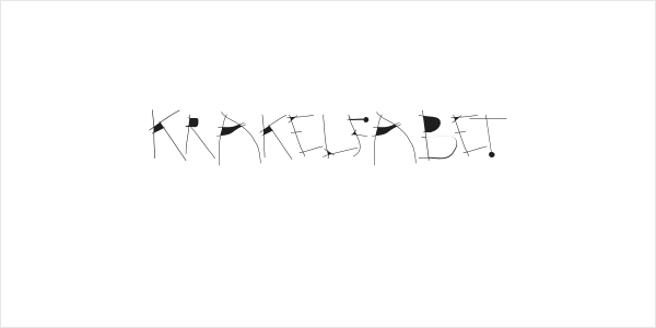 Krakelfabet Logo