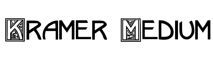 Kramer Medium  フリーフォントのダウンロード