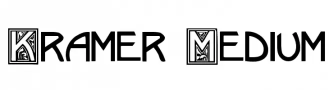 Kramer Medium  免费字体下载