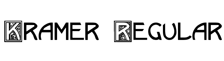 Kramer Regular Font