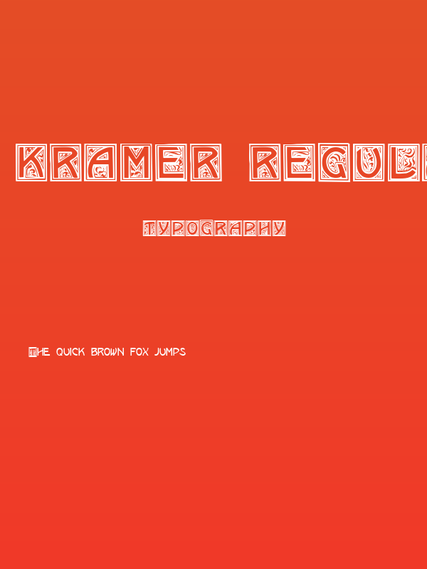 Kramer Regular Poster