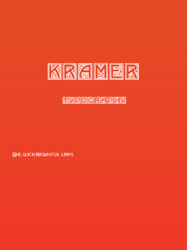 Kramer Poster