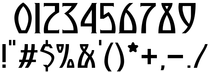 Kramola Font OTHER CHARS
