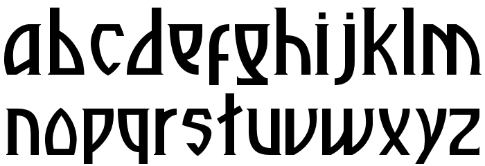 Kramola Font LOWERCASE