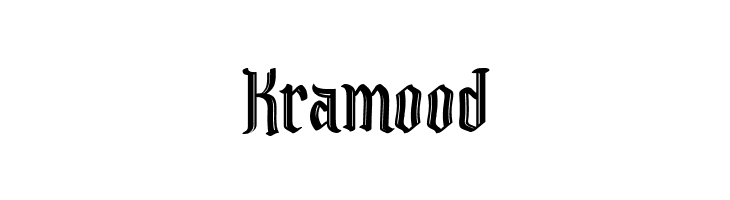 Kramood  les polices de caractères gratuit tlcharger
