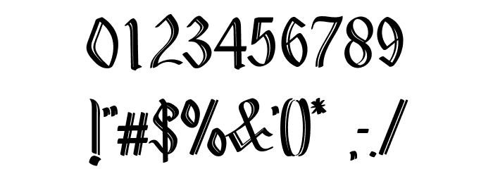 Kramood Font OTHER CHARS