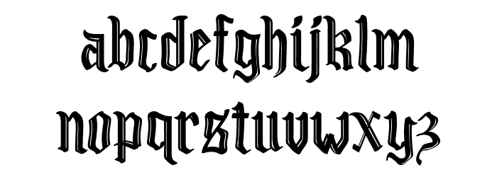 Kramood Font LOWERCASE