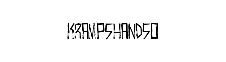 KrampsHandso फ़ॉन्ट