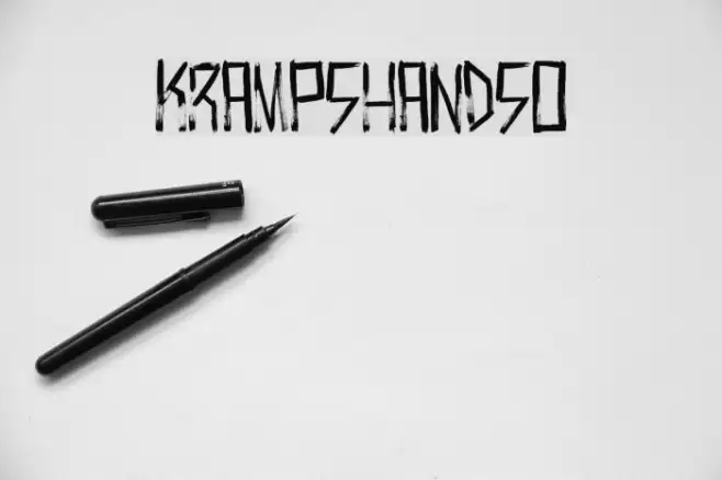 KrampsHandso Font examples