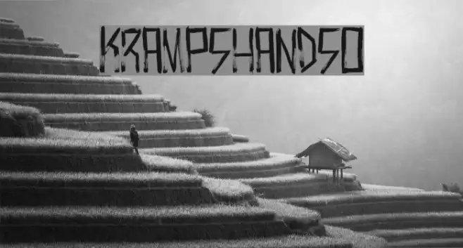 KrampsHandso Font examples