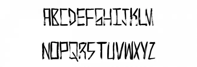 KrampsHandso Caratteri MINUSCOLO