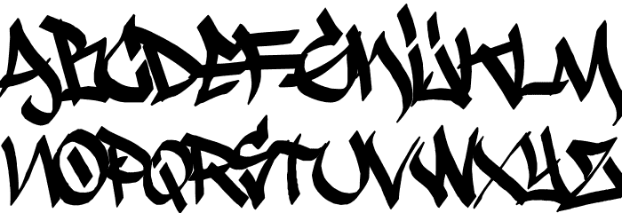 Krash Normal Font LOWERCASE