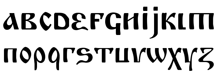 Krasni Fellows Font LOWERCASE