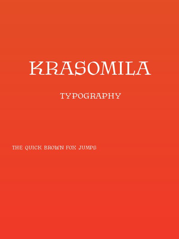 Krasomila Poster