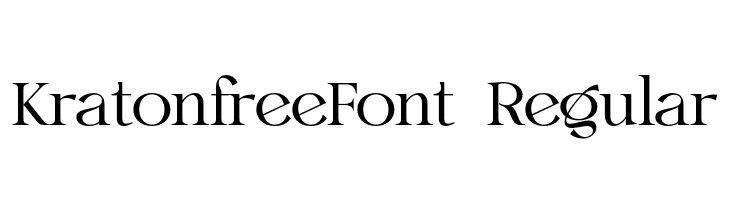 KratonfreeFont-Regular  Free Fonts Download