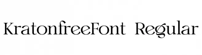 KratonfreeFont-Regular  Descarca Fonturi Gratis