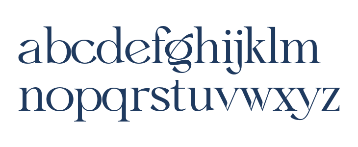 KratonfreeFont-Regular Lowercase