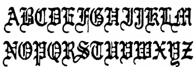 Kraut-type-a-fuck Polices MAJUSCULES
