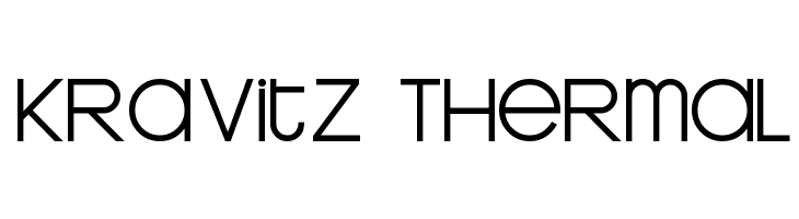 Kravitz Thermal  Frei Schriftart Herunterladen