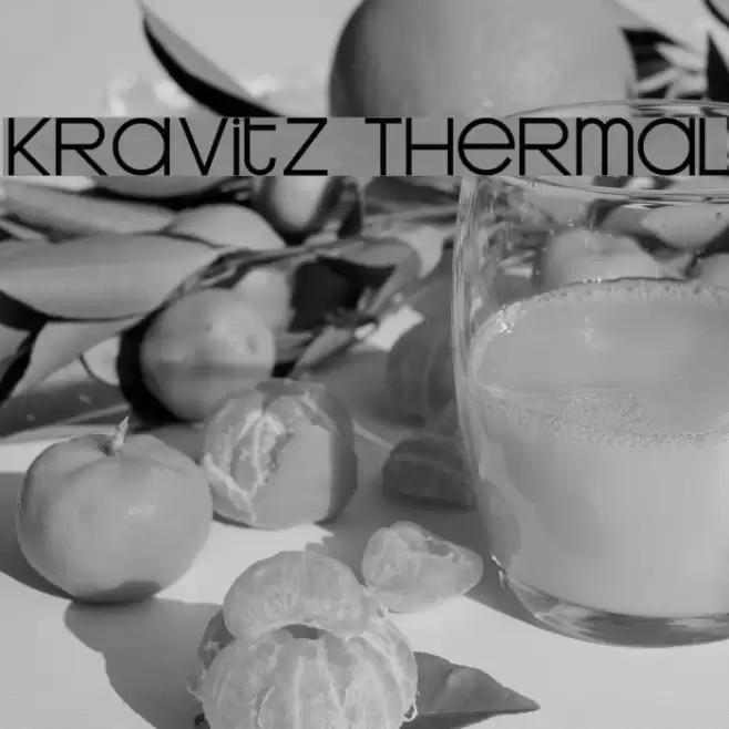 Kravitz Thermal Fonte examples