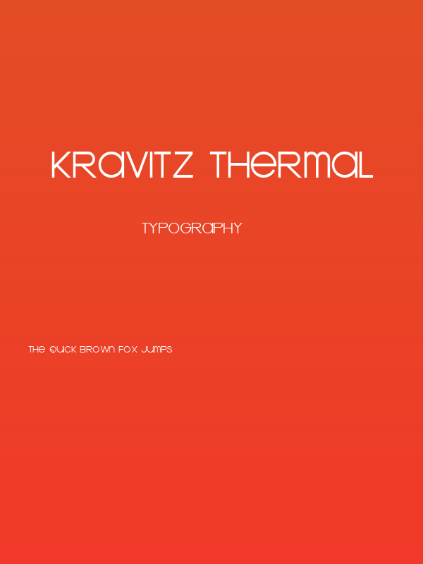 Kravitz Thermal Poster