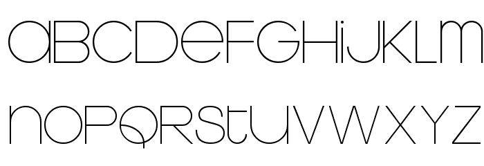 Kravitz Font LOWERCASE