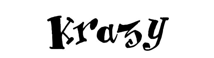 Krazy  フリーフォントのダウンロード