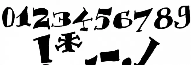 Krazy Font OTHER CHARS