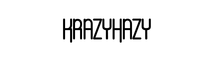 KrazyHazy  Frei Schriftart Herunterladen