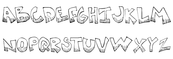 KrazyKool Font LOWERCASE