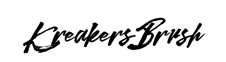 Kreakers Brush  font caratteri gratis