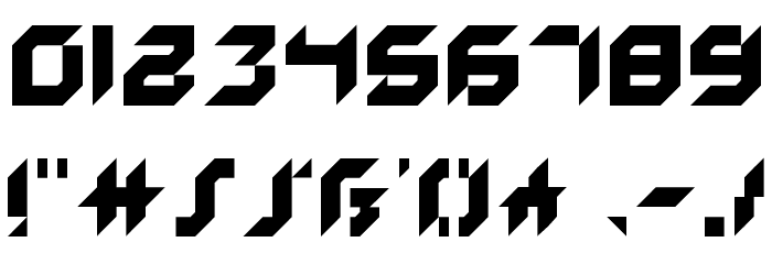 Kreased Regular Font OTHER CHARS