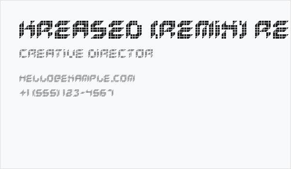 Kreased [Remix] Regular Business Card