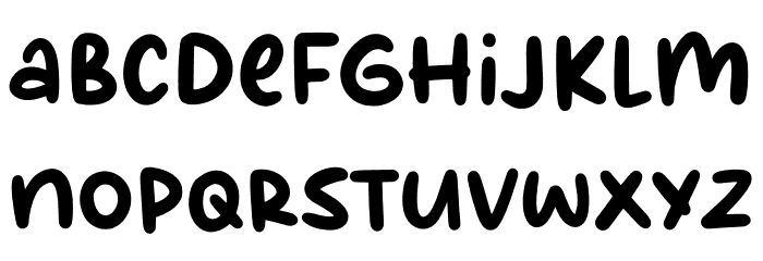 Kreasi Literasi Demo Font LOWERCASE