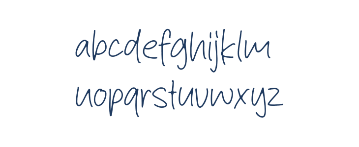 Kreativ Hand Lowercase