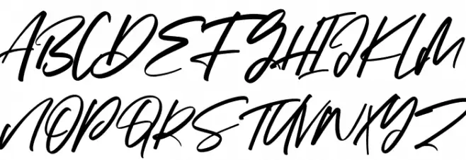 Kreatives Free Regular Font OTHER CHARS