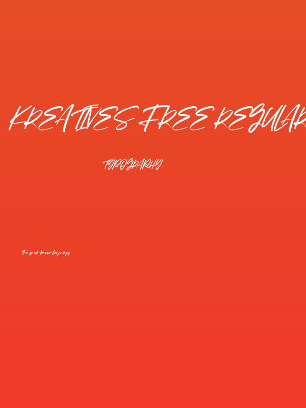 Kreatives Free Regular Poster