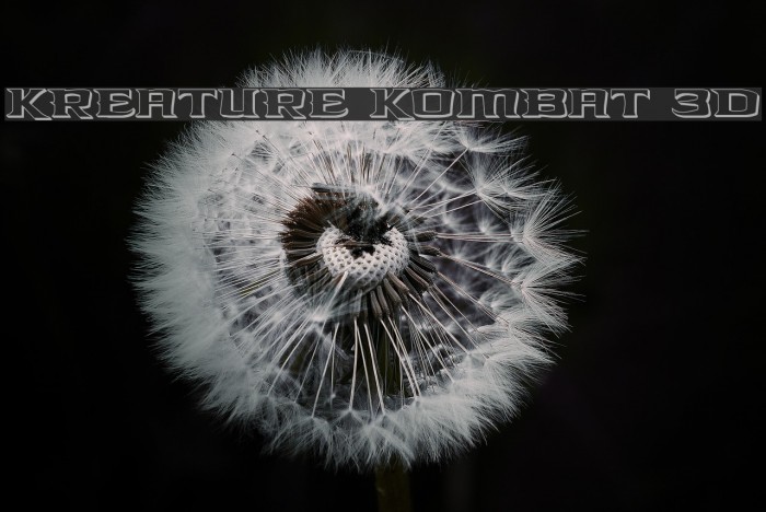 Kreature Kombat 3D Font examples